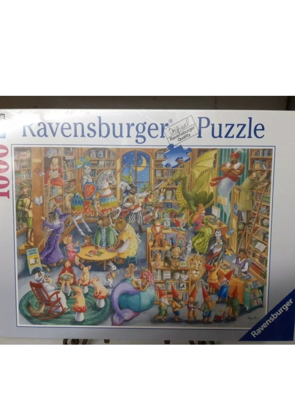 NEW! RAVENSBURGER Midnight at the Library Fairy Tales Little Red Hood 1000 pce